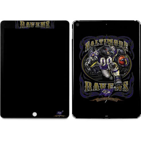Liquid Blue NFL Baltimore Ravens Running Back Apple iPad Skin