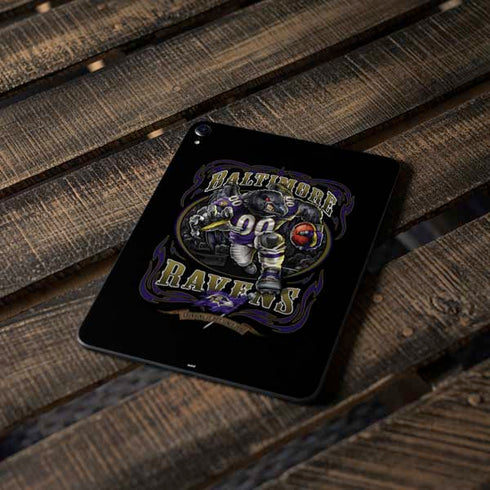 Liquid Blue NFL Baltimore Ravens Running Back Apple iPad Pro Skin