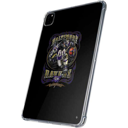 Liquid Blue NFL Baltimore Ravens Running Back iPad Pro 11in (2024) Clear Case