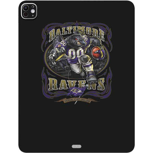 Liquid Blue NFL Baltimore Ravens Running Back iPad Pro 13in M4 (2024) Skin