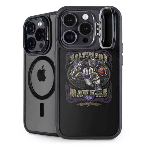 Liquid Blue NFL Baltimore Ravens Running Back iPhone 14 Pro Kickstand Case