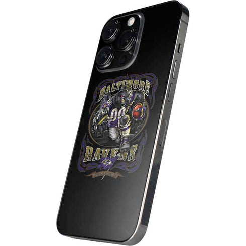 Liquid Blue NFL Baltimore Ravens Running Back iPhone 15 Pro Max Skin