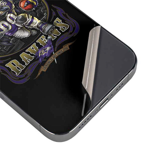Liquid Blue NFL Baltimore Ravens Running Back iPhone 15 Pro Max Skin