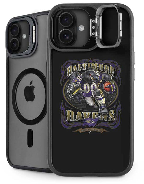 Liquid Blue NFL Baltimore Ravens Running Back iPhone 16 Plus Kickstand Case