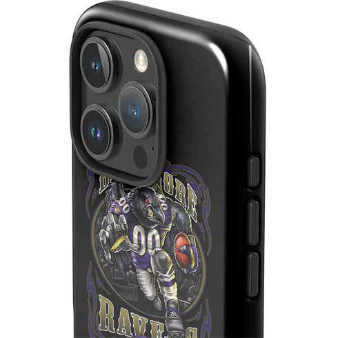 Liquid Blue NFL Baltimore Ravens Running Back iPhone 16 Pro Impact Case