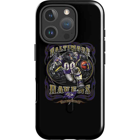 Liquid Blue NFL Baltimore Ravens Running Back iPhone 16 Pro Magsafe Impact Case