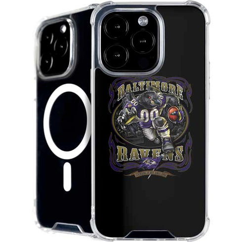 Liquid Blue NFL Baltimore Ravens Running Back iPhone 16 Pro Max MagSafe Case