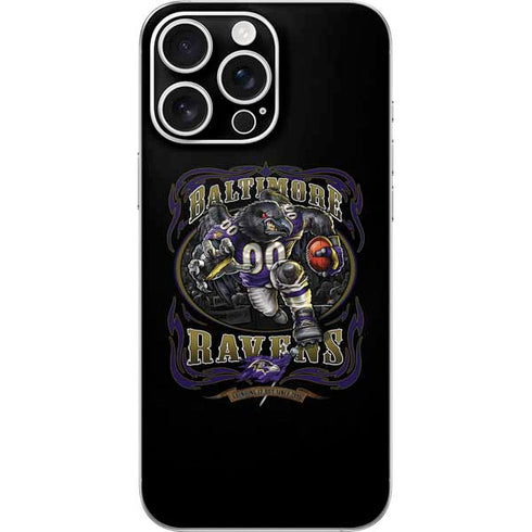 Liquid Blue NFL Baltimore Ravens Running Back iPhone 16 Pro Max Skin
