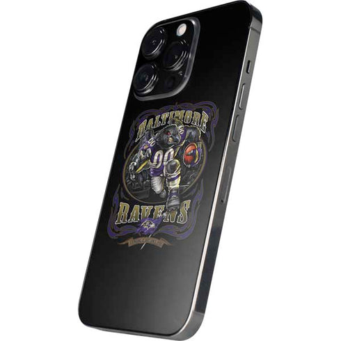 Liquid Blue NFL Baltimore Ravens Running Back iPhone 16 Pro Skin