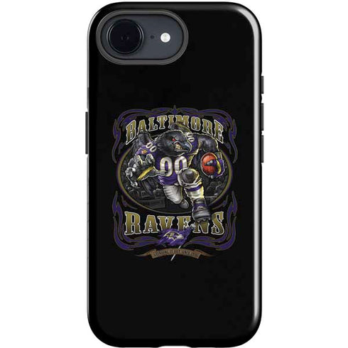 Liquid Blue NFL Baltimore Ravens Running Back iPhone 16e Impact Case