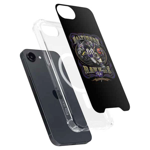 Liquid Blue NFL Baltimore Ravens Running Back iPhone 16e MagSafe Case
