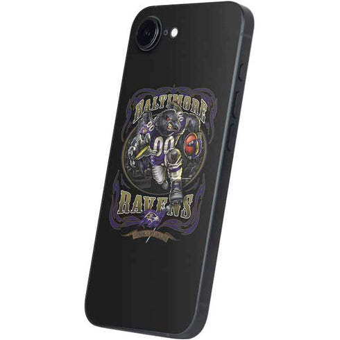 Liquid Blue NFL Baltimore Ravens Running Back iPhone 16e Skin