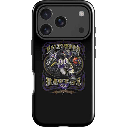 Liquid Blue NFL Baltimore Ravens Running Back iPhone 18 Pro Impact Case