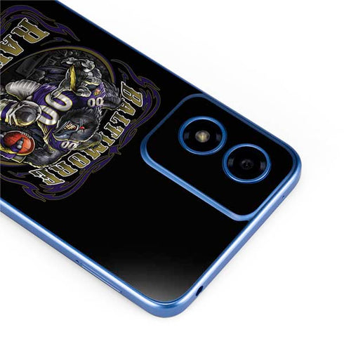 Liquid Blue NFL Baltimore Ravens Running Back Moto G Play 4G (2024) Skin