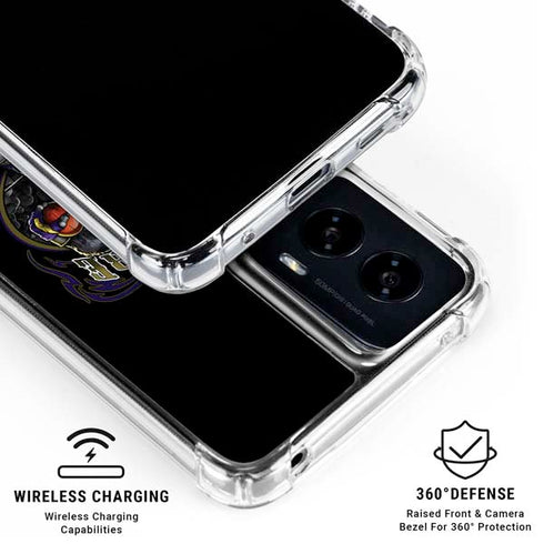 Liquid Blue NFL Baltimore Ravens Running Back Moto G Power 5G (2024) Clear Case