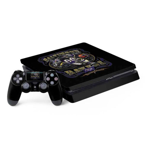 Liquid Blue NFL Baltimore Ravens Running Back PlayStation PS4 Skins
