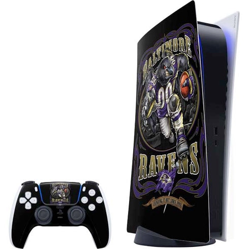Liquid Blue NFL Baltimore Ravens Running Back PlayStation PS5 Skins