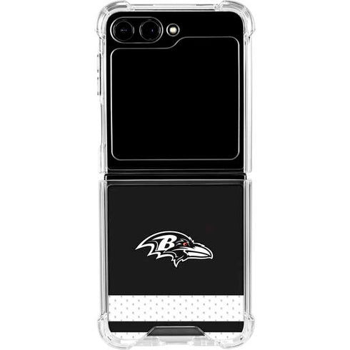 NFL Baltimore Ravens Shutout Galaxy Z Flip6 Clear Case
