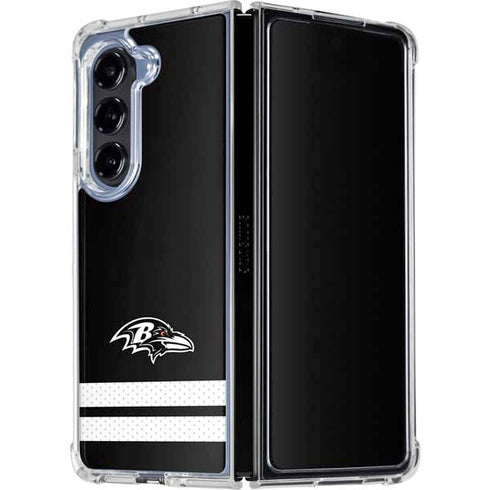 NFL Baltimore Ravens Shutout Galaxy Z Fold5 5G Clear Case