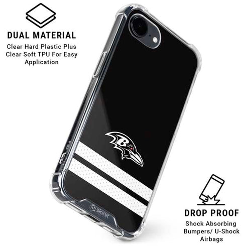 NFL Baltimore Ravens Shutout iPhone 16e Clear Case