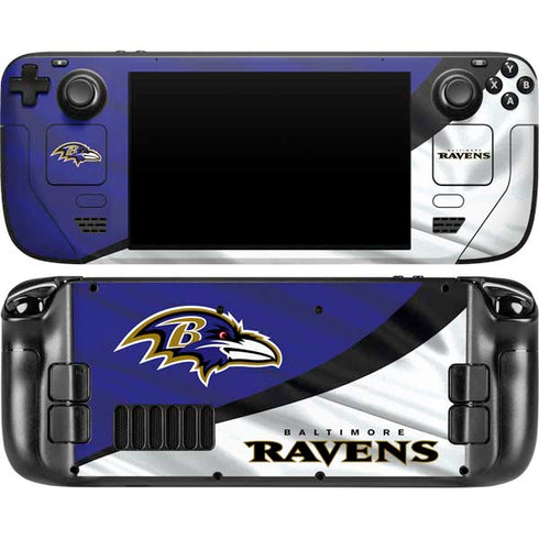 NFL Baltimore Ravens Steam Deck Handheld Gaming Computer OLED Skin