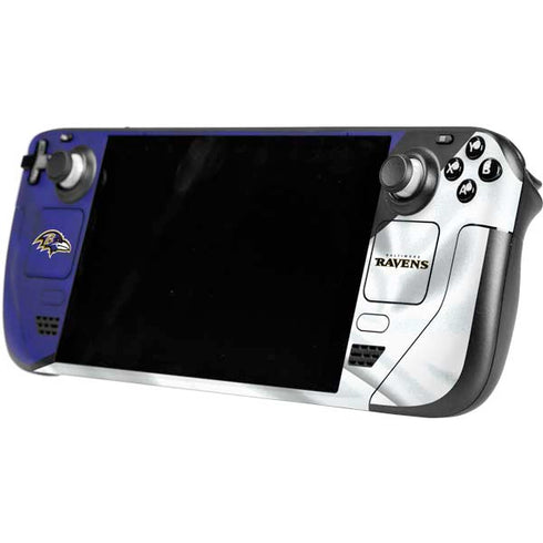 NFL Baltimore Ravens Steam Deck Handheld Gaming Computer OLED Skin