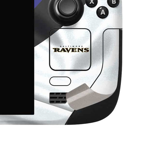 NFL Baltimore Ravens Steam Deck Handheld Gaming Computer OLED Skin