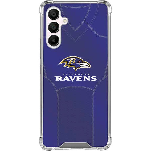NFL Baltimore Ravens Team Jersey Galaxy A16 5G Clear Case