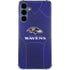 NFL Baltimore Ravens Team Jersey Galaxy A35 5G Clear Case