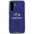 NFL Baltimore Ravens Team Jersey Galaxy A36 5G Clear Case