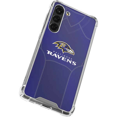 NFL Baltimore Ravens Team Jersey Galaxy S24 FE Clear Case