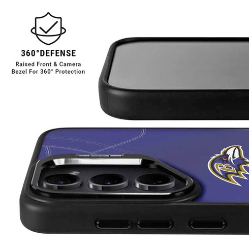 NFL Baltimore Ravens Team Jersey Galaxy S25 Kickstand Case