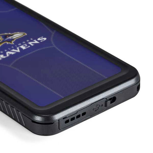 NFL Baltimore Ravens Team Jersey Galaxy S24 Plus Waterproof Case