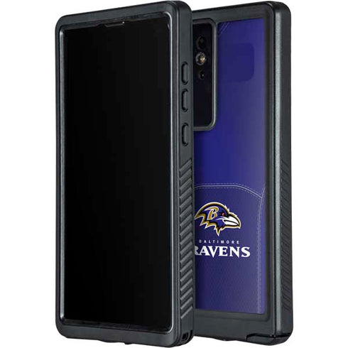 NFL Baltimore Ravens Team Jersey Galaxy S24 Ultra Waterproof Case