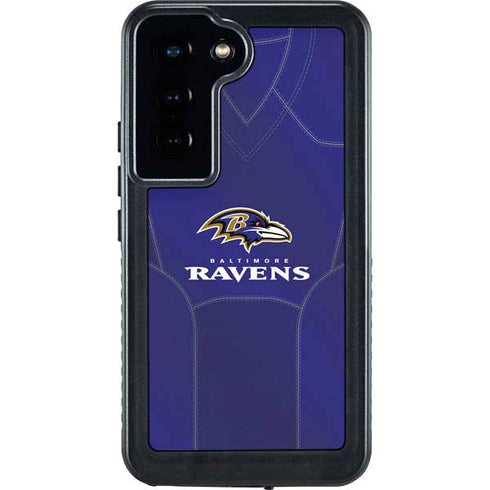 NFL Baltimore Ravens Team Jersey Galaxy S24 Waterproof Case