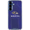 NFL Baltimore Ravens Team Jersey Galaxy S25 Plus Clear Case