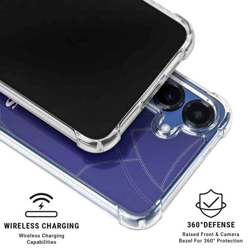 NFL Baltimore Ravens Team Jersey Galaxy S25 Plus Clear Case
