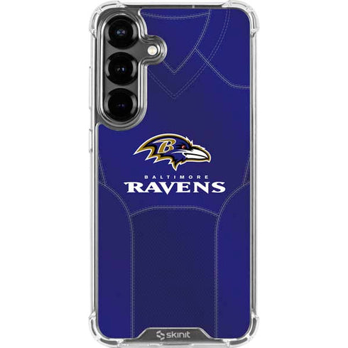 NFL Baltimore Ravens Team Jersey Galaxy S26 Plus Clear Case