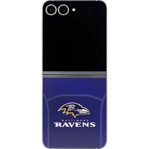 NFL Baltimore Ravens Team Jersey Galaxy Z Flip6 Skin