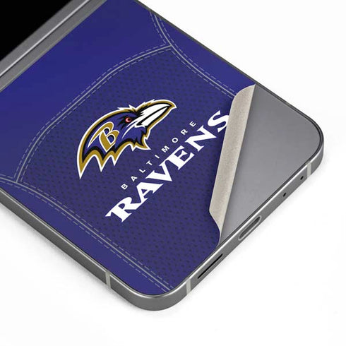 NFL Baltimore Ravens Team Jersey Galaxy Z Flip6 Skin