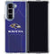 NFL Baltimore Ravens Team Jersey Galaxy Z Fold5 5G Clear Case