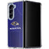 NFL Baltimore Ravens Team Jersey Galaxy Z Fold5 5G Clear Case