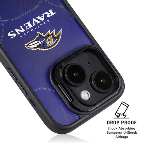 NFL Baltimore Ravens Team Jersey iPhone 14 Plus Kickstand Case