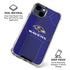 NFL Baltimore Ravens Team Jersey iPhone 15 Clear Case