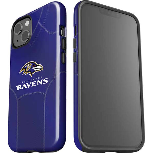 NFL Baltimore Ravens Team Jersey iPhone 15 Impact Case