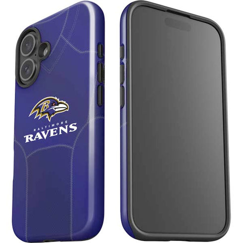 NFL Baltimore Ravens Team Jersey iPhone 16 Impact Case