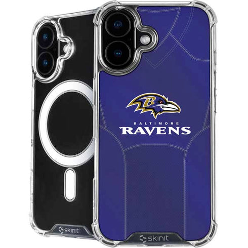 NFL Baltimore Ravens Team Jersey iPhone 16 MagSafe Case