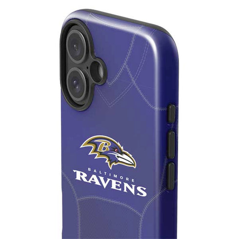 NFL Baltimore Ravens Team Jersey iPhone 16 Plus Impact Case