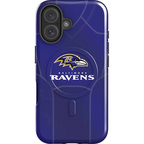 NFL Baltimore Ravens Team Jersey iPhone 16 Plus Magsafe Impact Case