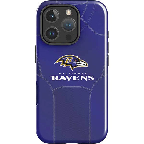 NFL Baltimore Ravens Team Jersey iPhone 16 Pro Impact Case